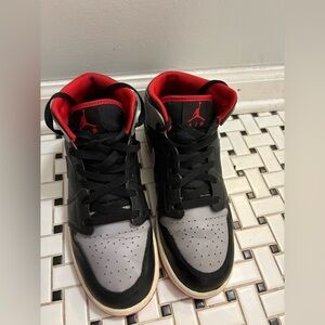 Jordan Black and Red Men's Shoes